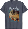 Cute and Funny Hampter Hamster Dunk Meme Pet Owners T-Shirt - Heather Blue