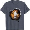 Guinea Pig Face Design Guinea Pig Face T-Shirt - Heather Blue