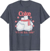 Coca-Cola Fourth of July Polar Bears Real Thing T-Shirt - Heather Blue