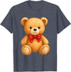 Teddy Bear Accessories Gifts Women Men Kids Teddy Bear Cute Teddy Bear Lover Illustration Graphic Design T-Shirt - Heather Blue
