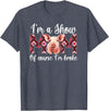 Funny Pig Show Mom For Mother's Day Funny Pig Show Mom T-Shirt - Black, Small, Unisex, Modern, Letter Print, Short Sleeve, T-Shirt, Perfect for Pig Show Moms, Mother's Day, Christmas, Halloween, Birthday - Heather Blue