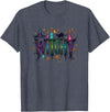 Whimsical Witchy Halloween Witchy Vibes T-Shirt - Heather Blue