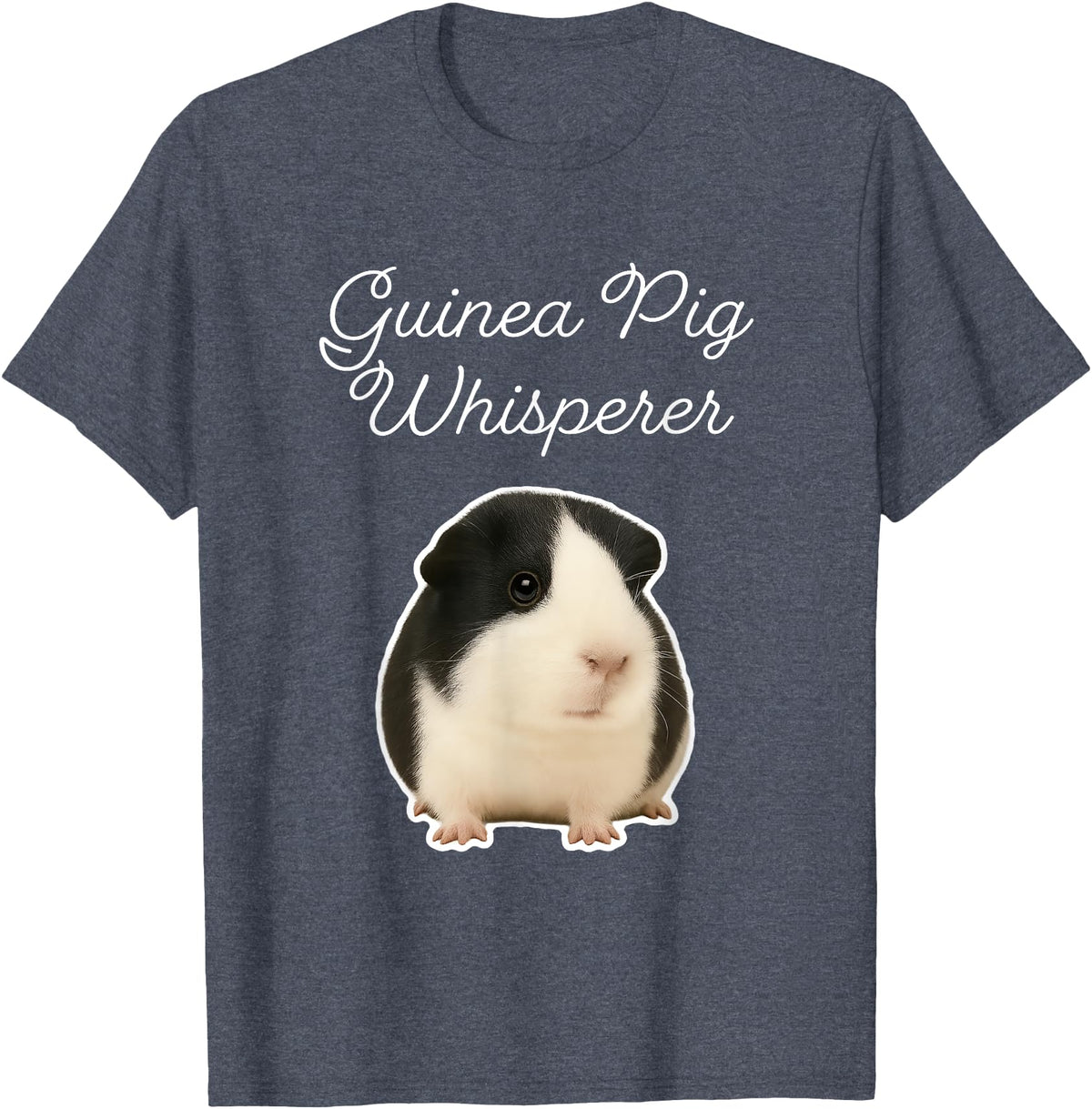 Miller Sye Guinea Pig Whisperer - American Guinea Pig T-Shirt - Heather Blue