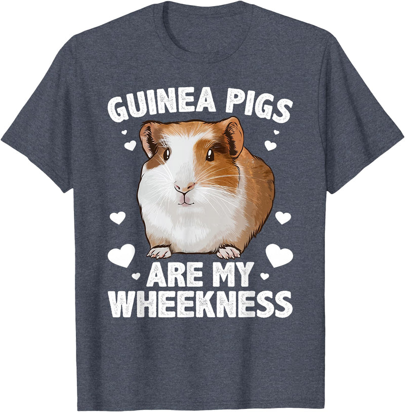 Guinea Pig Gift Guinea Pig Accessories & Stuff Funny Guinea Pig Design For Men Women Kids Guinea Pig Lovers T-Shirt - Heather Blue