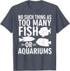 Fishkeeper Humor Shirts & Apparel Funny Aquarium Fish Lover Shirt - Fish Tank Humor T-Shirt - Heather Blue