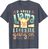 A Whole Llama Learning Going On Cute Teacher T-Shirt for Men Women - Heather Blue