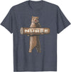 Cartba Nursing Co. Awesome Nurse Funny Saying | Fun Nursing Appreciation T-Shirt - Heather Blue