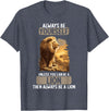 Lions Lion Lovers Shop Lions Lion T-Shirt - Heather Blue