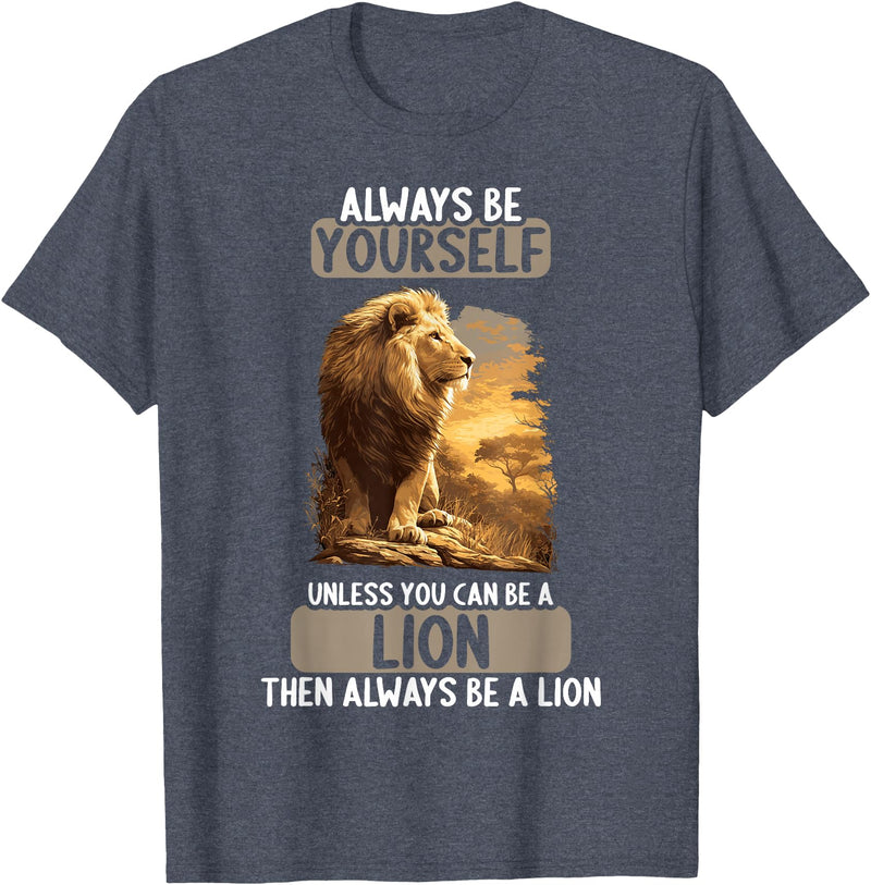 Lions Lion Lovers Shop Lions Lion T-Shirt - Heather Blue