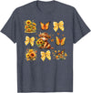 Coquette Bow Scottish Highland Cow Sunflower Shirt Baby Highland Cow With Sunflower Butterflies Farm Western T-Shirt -