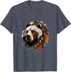 The Mountain Native Bear Spirit T-Shirt - Heather Blue
