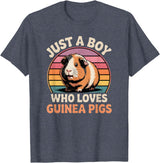 Guinea Pig Shirts & Gifts for Boys Boys Guinea Pig T-Shirt - Heather Blue