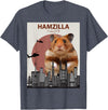 Funny Hamster T-Shirt Hamzilla- Cute Gift for Hamster Lovers T-Shirt - Heather Blue