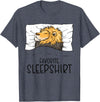 Sleeping & Napping Shirt Gifts For Nap Lovers Favorite Sleepshirt Lion, Napping Lion Pajama T-Shirt - Heather Blue