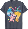 Funny 7th Birthday 6-7 Meme Pig Shir-t Kids Gift I was 6 Now I'm 7 Funny 67 Birthday Kids Boys Dabbing Pig T-Shirt - Heather Blue