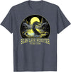 FunWearVm The Bear Lake Monster Cryptid Utah USA Cryptozoology T-Shirt - Heather Blue