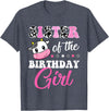 Cow Lover Birthday Men Women Kids Shirts & Gifts Sister of The Birthday Girl Farm Cow Matching Family Shirt T-Shirt -