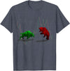 Stock Market Bulls vs Bears Graphic T-Shirt - Heather Blue