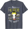 Cow Lover - Funny Animal Farm Gifts This heifer does not take bull design farm cow holding T-Shirt - Heather Blue
