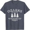Arkansas Wilderness Designs and Gifts Buffalo National River - Arkansas - Ozark Mountains T-Shirt - Heather Blue