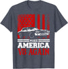 Make America V8 Again Muscle Cars Racing For Men Make America V8 Again Muscle Cars Racing V8 Motor For Men T-Shirt - Heather