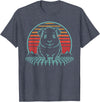 Guinea Pig Graphic Art Designs Guinea Pig Lover Animal Retro Vintage 80s T-Shirt - Heather Blue