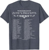 MathWare Funny Nerdy Zote's Precepts Knight Gamer T-Shirt - Heather Blue