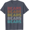 Bears Shirt Vintage Retro Apparel Retro Vintage Bears T-Shirt - Heather Blue