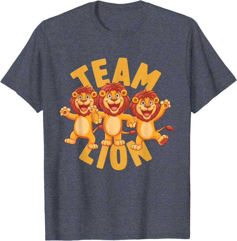 Lion Design for Lion Lovers Team Lion Stuff | Lion Costume | Products for Lion T-Shirt - Heather Blue