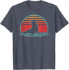 Sea Lion Graphic Art Designs Sea Lion Lover Animal Retro Vintage 80s Style T-Shirt - Heather Blue