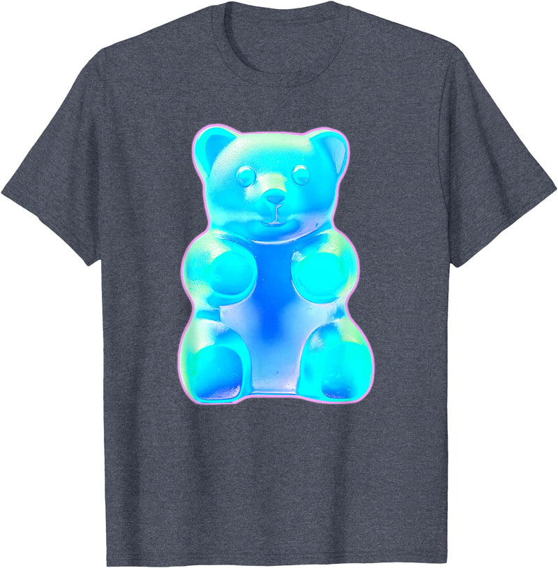 Urban Empyre Blue Gummy Bear T-Shirt - Heather Blue