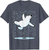 Fun Polar Bear Lover Humor Bear Dancer Stylish Tee Funny Polar Bear Pole Dancing Animal Cute Cool Wordplay Snow T-Shirt - Heather Blue