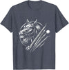 Equine Dentistry Equine Veterinarian Apparel Equine Dentistry Horse Lover Designs T-Shirt - Heather Blue