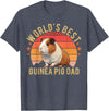 Guinea Pig Lovers Guinea Pig Tees Guinea Pig Shirt Worlds Best Guinea Pig Dad Furry Potato T-Shirt - Heather Blue