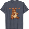 Happy Mama Bear Cool Vibes with Mama Bear Costume T-Shirt - Heather Blue
