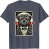 Haunted Spooky Halloween Gifts Halloween Vampire Pug Pugs T-Shirt - Heather Blue