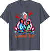 Grandma bear native american Tee Grandma bear native american T-Shirt - Heather Blue