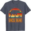 Aneisha Family Bear Matching Tee Uncle Bear Family Bear Matching T-Shirt - Heather Blue