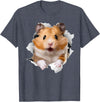 Cute Hamster Design for Men Women Kids Animal Hamster Lovers T-Shirt - Heather Blue