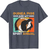 Guinea Pig Designs Guinea Pig Animals Pet - Guinea Pigs are my Spirit Animal T-Shirt - Heather Blue