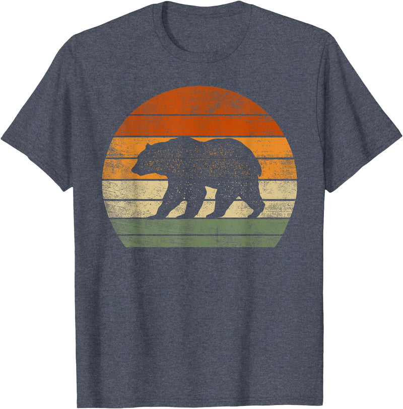 Cute Bear Clothes For Girls Boys Kids Bear Gifts For Women Men Polar Bear Wildlife Print Graphic T-Shirt - Heather Blue