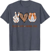 Peace love guinea pigs t -shir t Peace Love Guinea Pigs Gift for Guinea Pigs Lover T-Shirt Small - Heather Blue