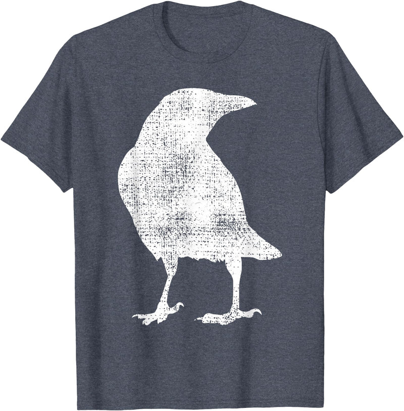Crow Shirts Crow Raven Bird Lover Gift T-Shirt - Heather Blue