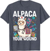 Llama Nurse Lover Gift Co. Alpaca Your Wound Cute Llama Wound Care Nurse T-Shirt - Heather Blue