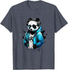 Panda Musik DJ Controller Gaming Panda Panda Music DJ Controller Gaming Panda T-Shirt - Heather Blue