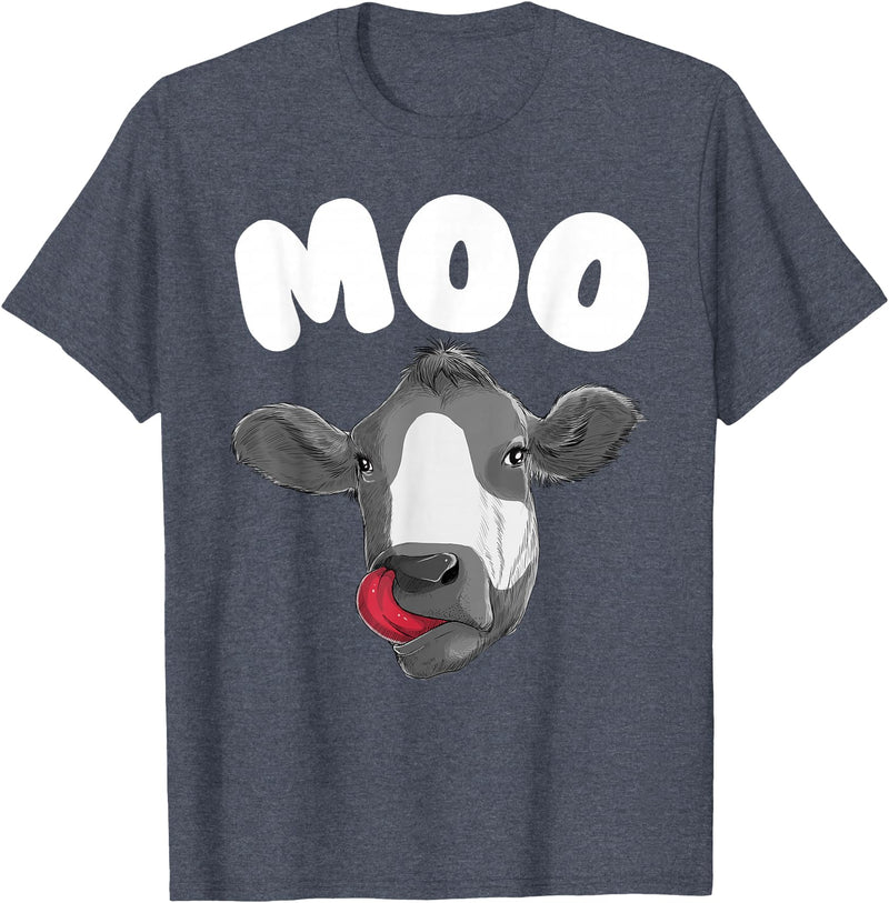 Cow Gift Cow Lover Accessories Cattle Farmer Stuff Funny Cow Design For Men Women Cow Farmer Dairy Farm Animal T-Shirt -