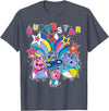 Peppa Pig Super Star Poster T-Shirt - Heather Blue