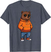 Bear Shirts For Men Women Kids Gifts Cool Bear Sunglasses Men Women Kids Boys Girls Youth Teen T-Shirt - Heather Blue
