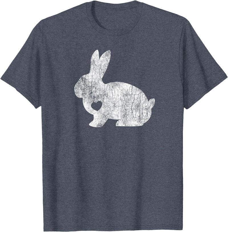 Love Bunny Rabbit Lover Animal Pet Owner Easter Gift T-Shirt in Heather Blue