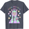 Cute Bingo Caller Activity Staff Gear Official Bingo Caller Llama Funny Activity Director Alpaca T-Shirt - Heather Blue